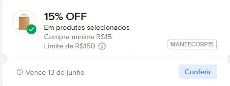 Cupom de 15% OFF em itens de Beleza no Mercado Livre