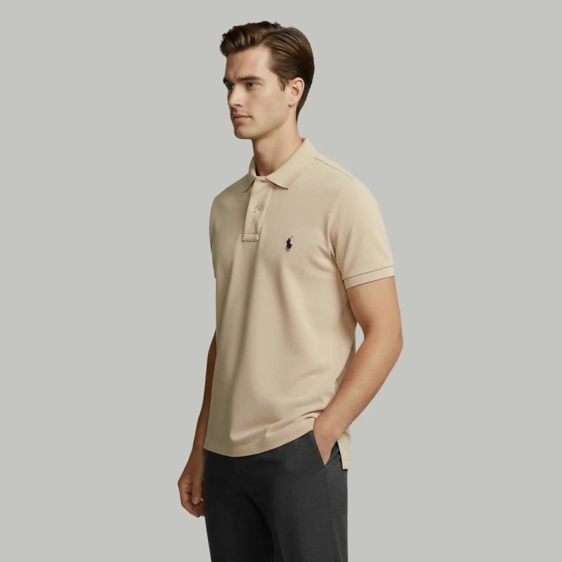 Camisa Polo Ralph Lauren Masculina Básica Algodão Piquet