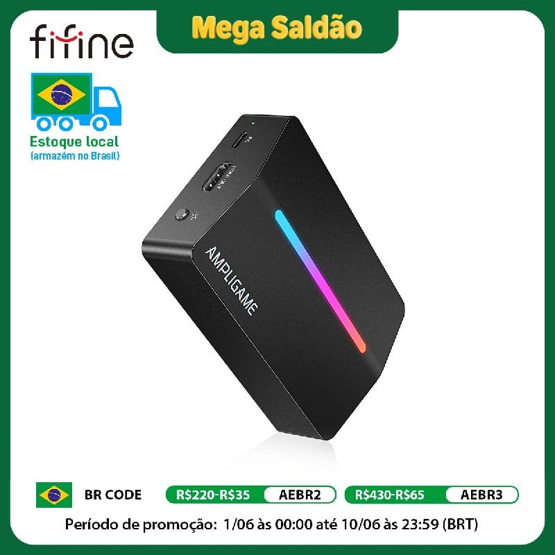 Placa Captura Fifine V3 4K HDMI