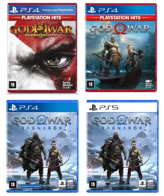 Franquia God Of War em promoção na Amazon