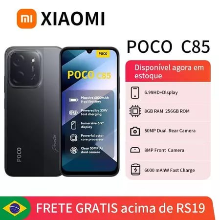 Xiaomi POCO C85 Dual SIM 256GB 8GB RAM - Lacrado