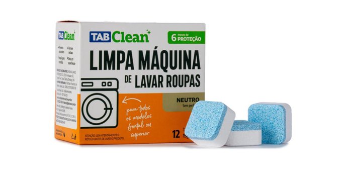 Limpa Máquina de Lavar Roupas em Tabletes/Pastilhas TabClean kit
