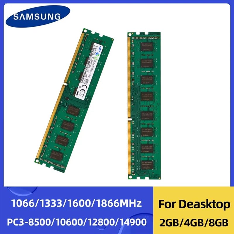 16GB DDR3 2X8 Memória RAM 1600MHz