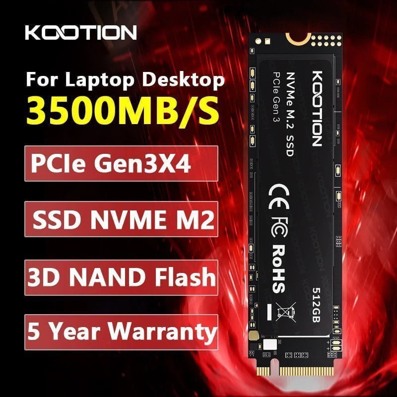 SSD NVME 2TB KOOTION 3500MB/S