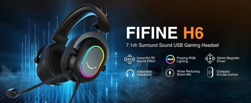 Headset Fifine H6