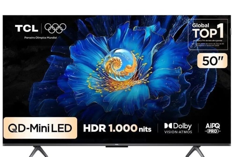 Smart TV 50" TCL 4K UHD MiniLED C6KS