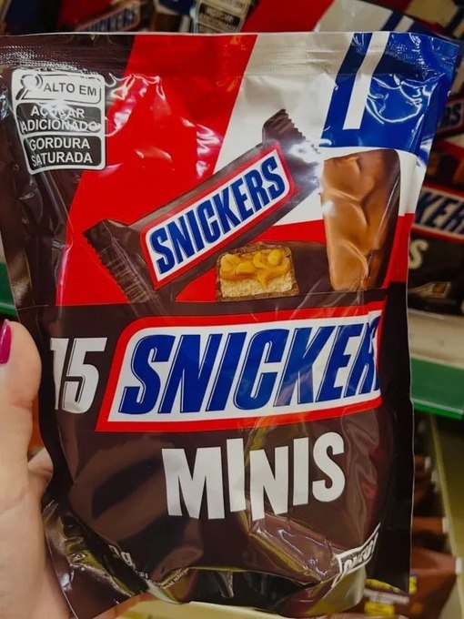 Chocolate Snickers Original Minis 15Un com Frete Grátis