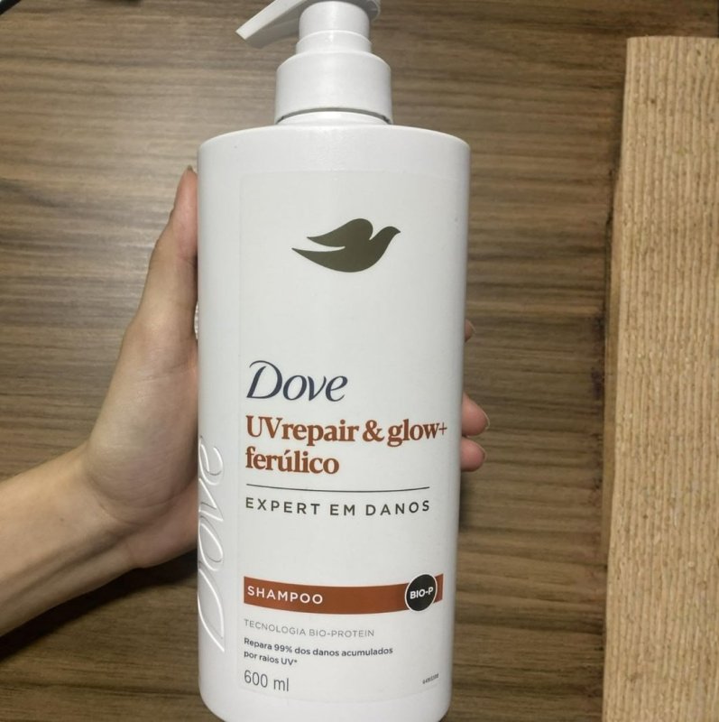 Dove Shampoo UV Repair & Glow + Ferúlico 600ml