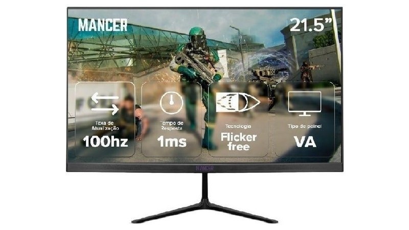 Monitor Gamer Mancer Horizon Z3B, 21.5 Pol, VA, FHD, 1ms, 100Hz