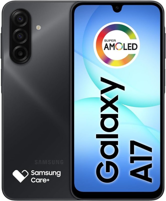 Celular Samsung Galaxy A17, 128GB, 4GB, 50MP Tela 6.7", IP54 Preto