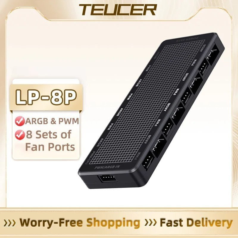 Controladora ARGB HUB TEUCER 8 Portas