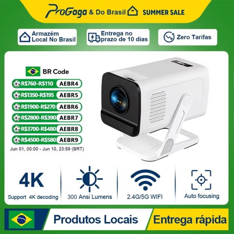 Projetor PROGAGA PG310, 300 ANSI