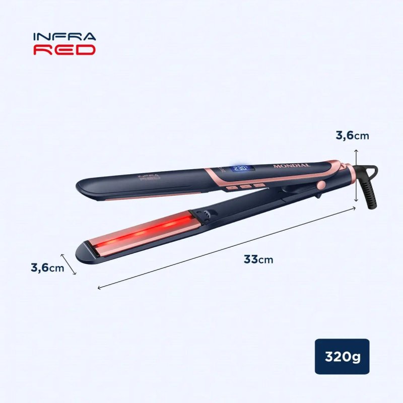 Prancha Alisadora InfraRed Mondial 55W