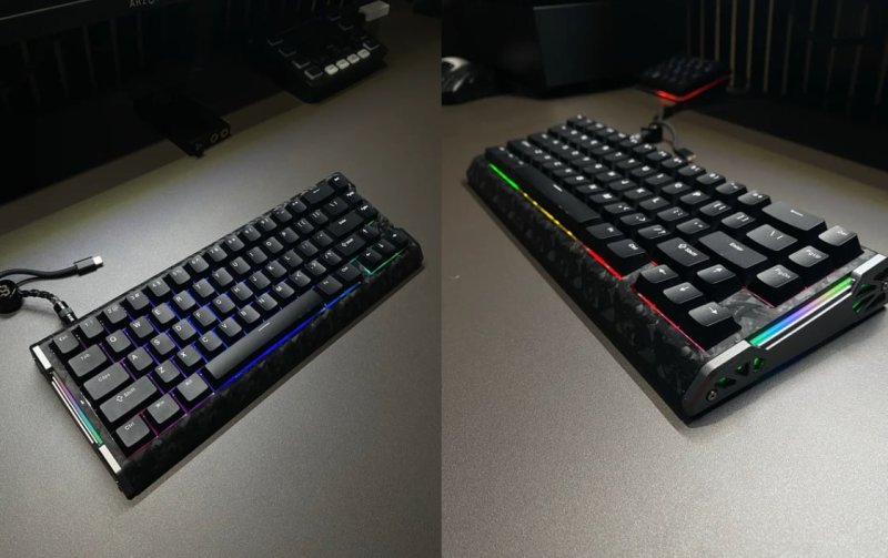 Teclado magnético Attack Shark R68 Carbon HE, RT 0.005mm