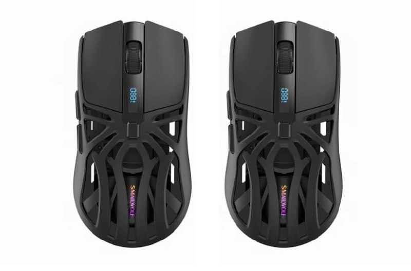 Mouse Gamer Sem Fio SMAILWOLF RS8 com Sensor PAW3311