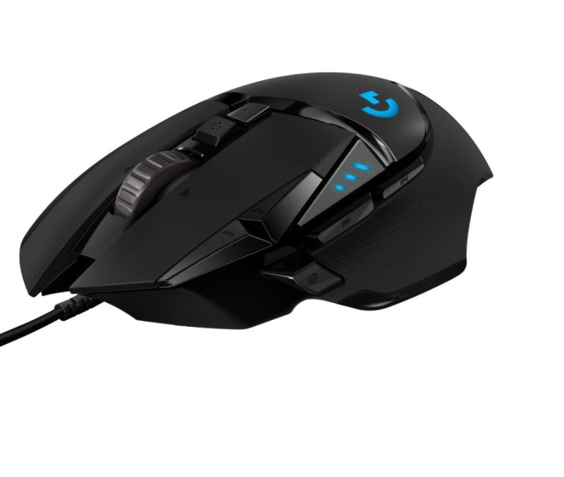 Mouse Gamer Logitech G502 HERO com RGB LIGHTSYNC, Ajustes de Peso, Preto