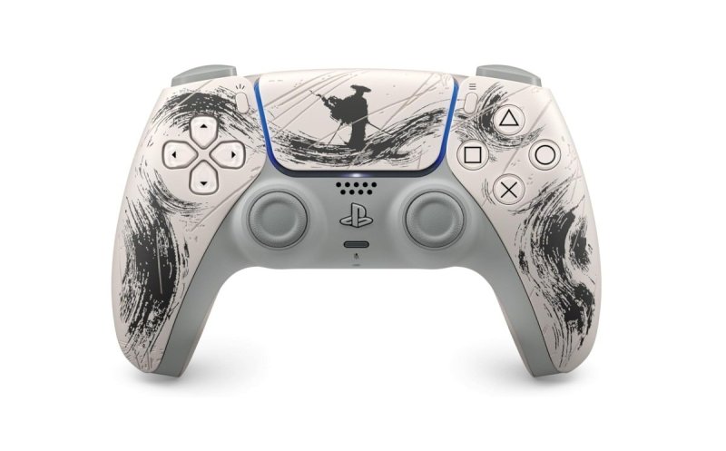 Controle sem fio DualSense, Edição Limitada Black: Ghost of Yōtei, PS5