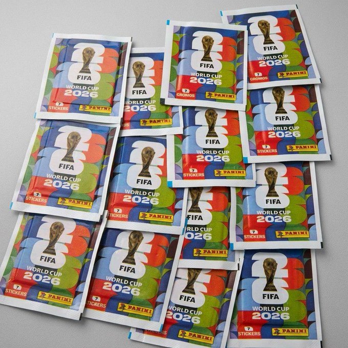 Copa do Mundo da FIFA 2026™ Álbum Capa Cartão + 24 Envelopes de Figurinhas