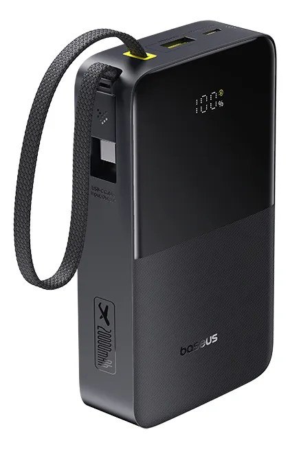 Power Bank Baseus Turbo Bipow2 Pro 20000mAh 22.5W - Preto