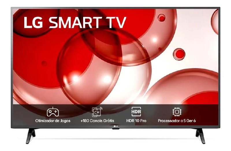Smart TV LG 43" Full HD a5 Ger6 AI Alexa webOS 23 (43LR671C-B)