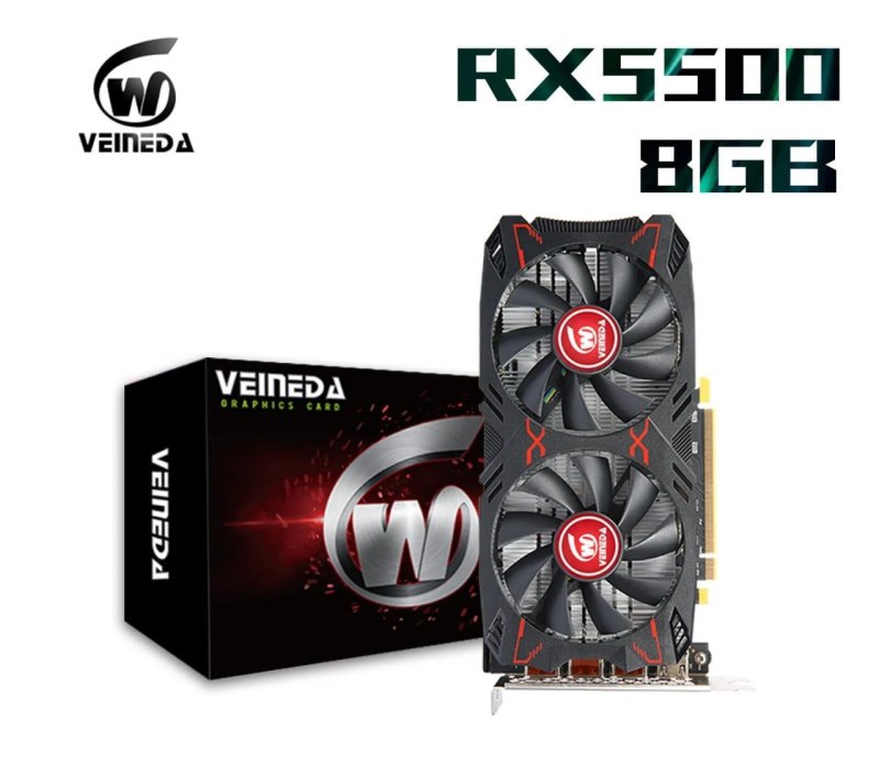 Placa gráfica Veineda RX5500 8G 128Bit GDDR6 PCI-E 4.0