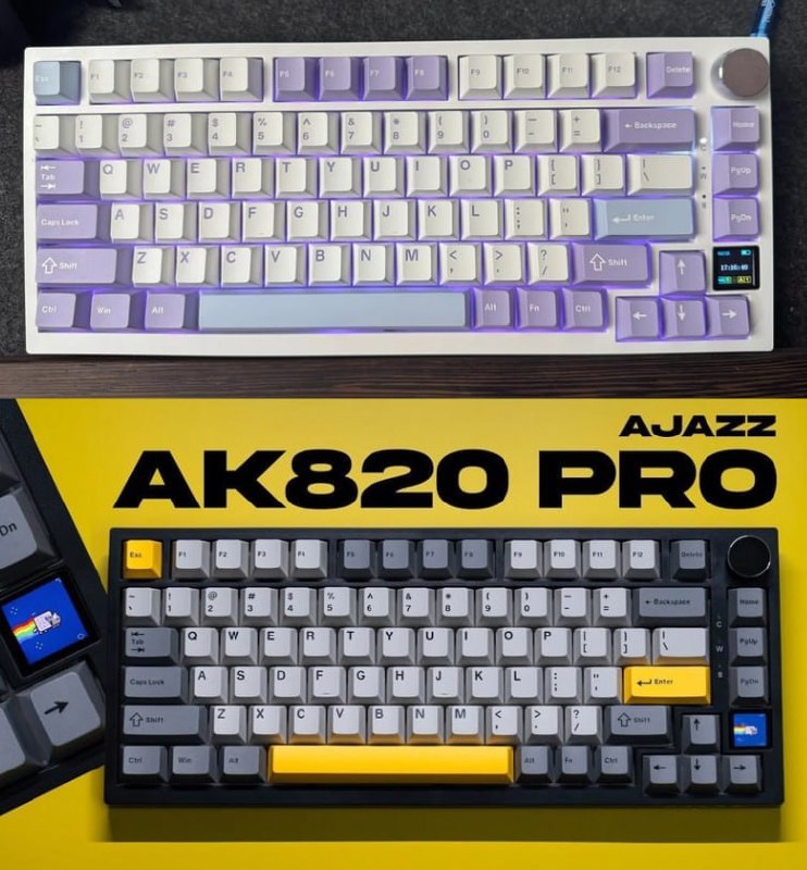 Teclado Mecânico Sem Fio Ajazz AK820 PRO