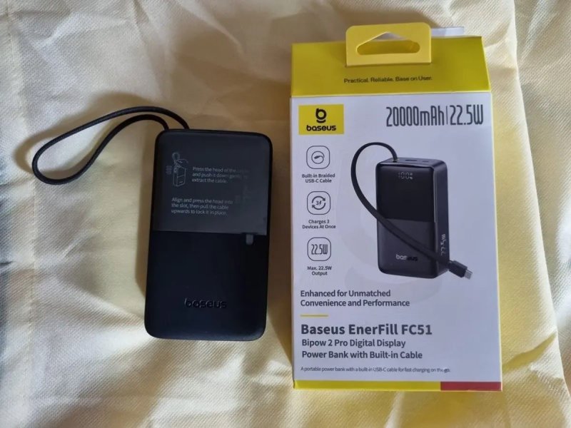 Power Bank Baseus Turbo Bipow2 Pro 20000mah 22.5w