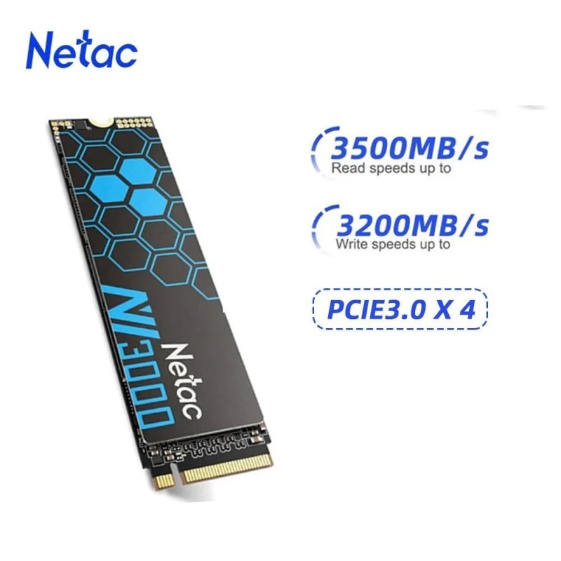 SSD NVMe M.2 Netac PCIe 3.0x4 500GB