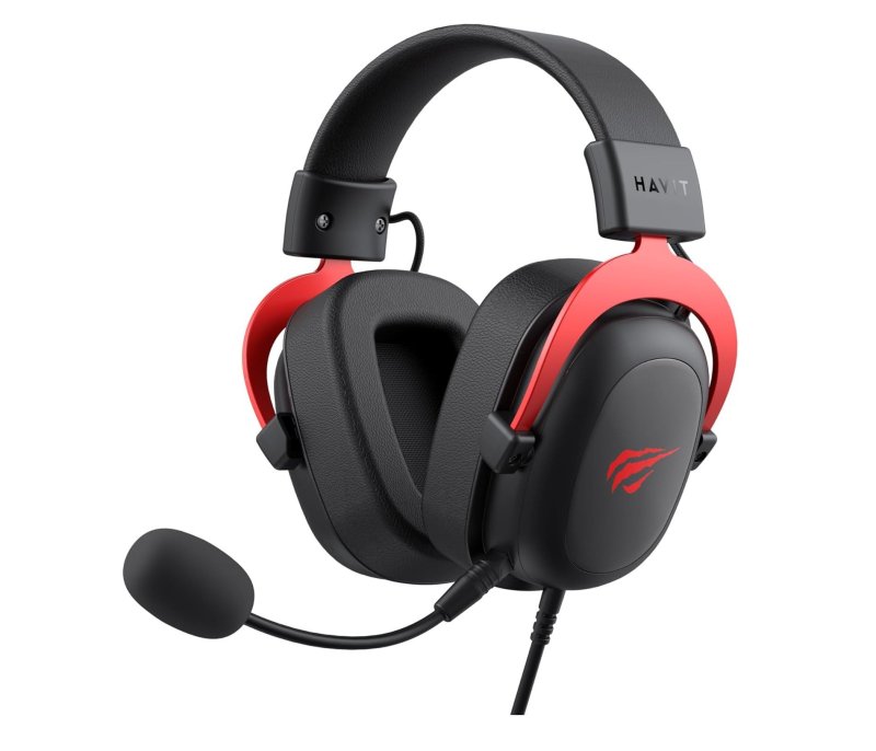Headset Gamer Havit H2002d Black Red