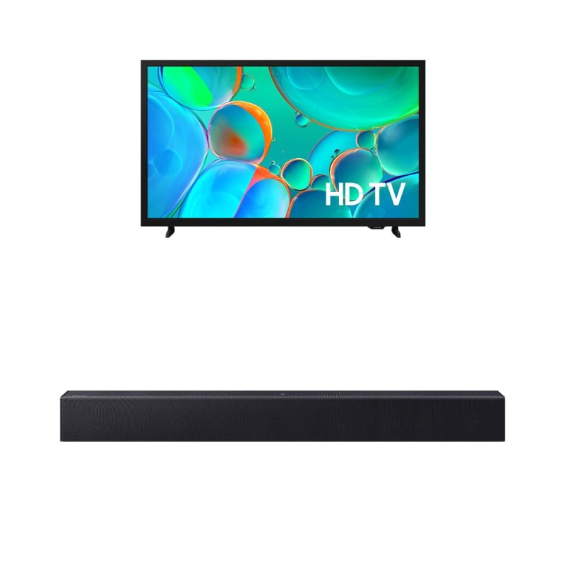 Smart TV 32" HD H5000F com Soundbar Samsung HW-B400F