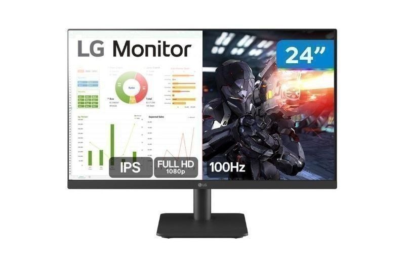 Monitor PC Gamer LG 24" IPS 100Hz