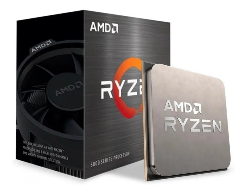 Processador AMD Ryzen 5 5500 3.6GHz 4.2GHz Max Turbo Cache 16MB AM4 Sem Vídeo