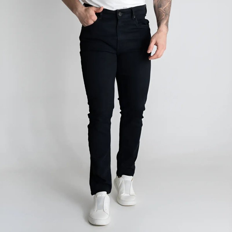 Calça Versatiold Jeans Preta Masculina