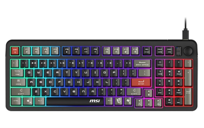 MSI Forge GK110 US - Teclado mecânico RGB