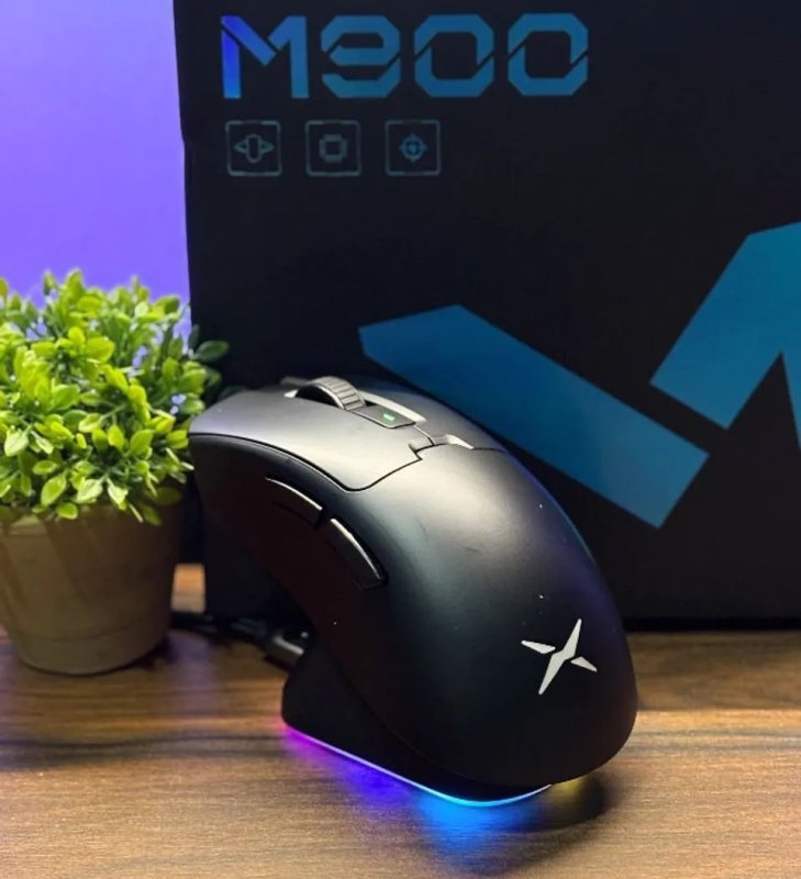 Mouse Delux M900 PRO com Dock de Carregamento