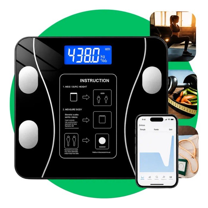 Balança de Bioimpedância Bluetooth