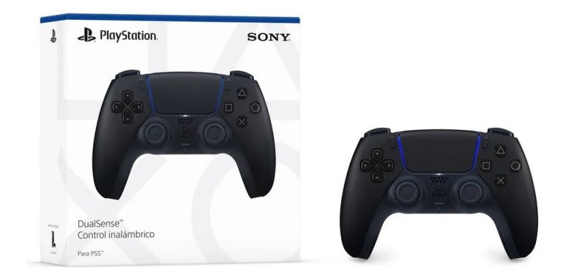 Controle Joystick Sem Fio Sony PlayStation 5 DualSense Midnight Black