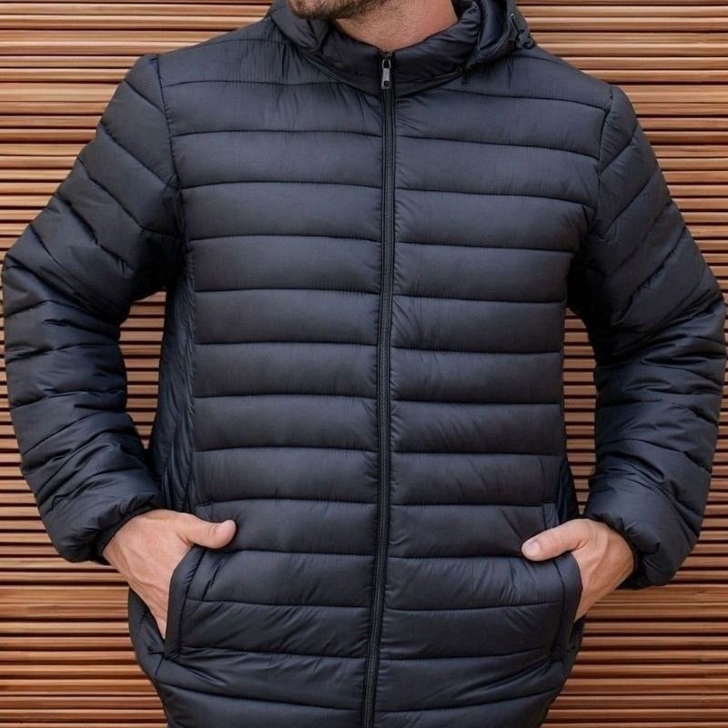 Jaqueta Puffer De Frio Intenso Blusa Impermeável Inverno
