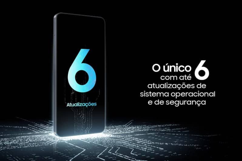 Celular Samsung Galaxy A17, 128GB, 4GB, 50MP Tela 6.7", IP54