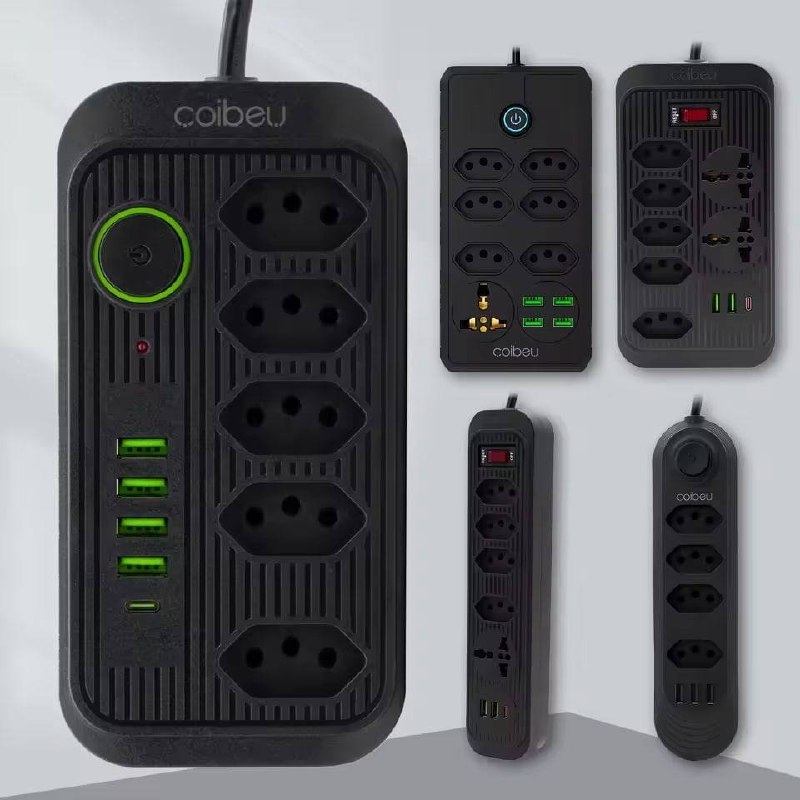 Extensão Coibeu Tomadas + USB Bivolt