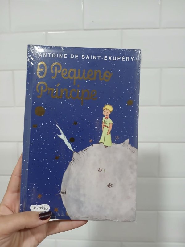 Livro O Pequeno Príncipe Edição de Luxo Almofadada