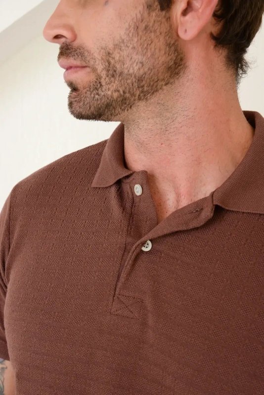 Camisa Masculina Gola Polo Elegante Tricot Clássica Premium