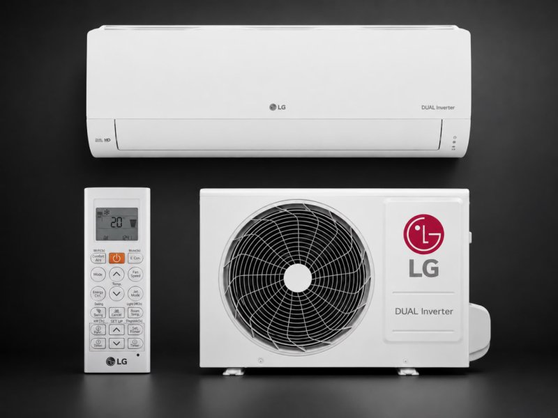 Ar Condicionado Split Dual Inverter LG Compact AI 9000 BTUs Frio 220V S3-Q09AAQAK