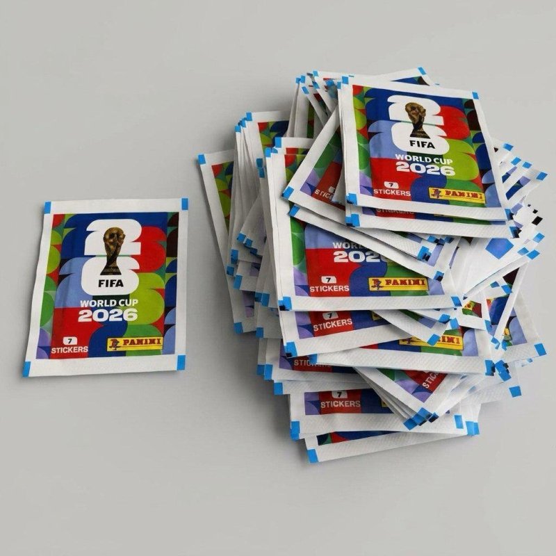 Kit com 24 Envelopes (168 Figurinhas) Copa do Mundo 2026 - Cartela + Blister