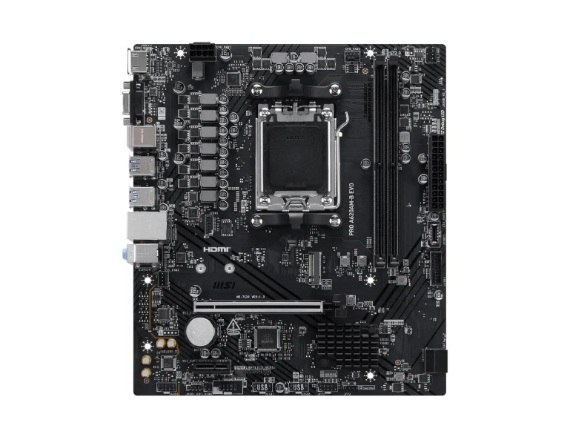 Placa Mãe Msi Pro A620am-b Evo Chipset A620a Am5 Matx Ddr5