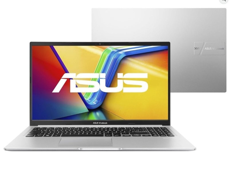 Notebook ASUS Vivobook 15 M1502YA AMD Ryzen 7 5825U 8GB Ram 512GB SSD Linux KeepOS 15,6" FHD Cool Silver