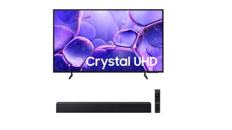 Samsung Smart TV 55” UHD 4K 2025 + Soundbar HW-B400F/ZD