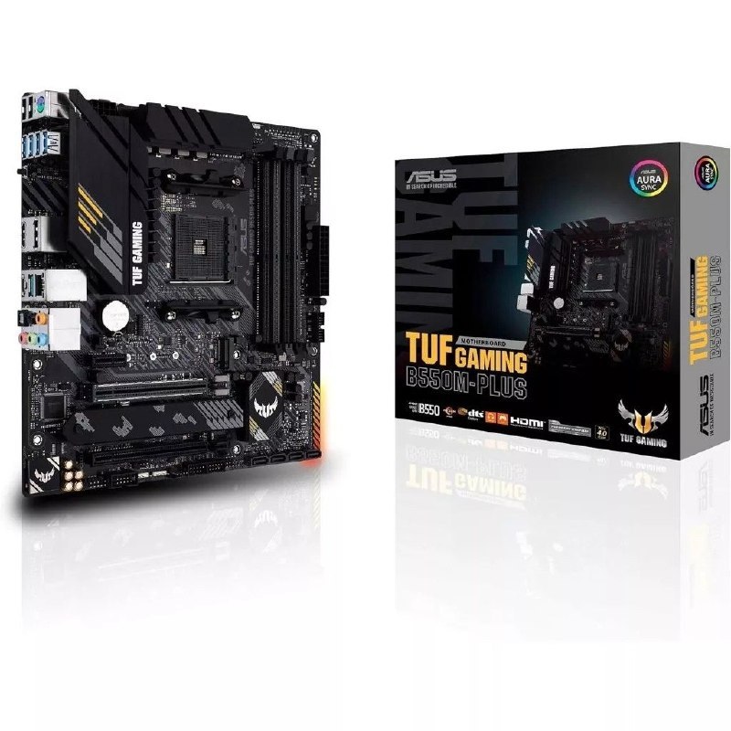 Placa-mãe Asus P/amd Am4 B550m-plus Tuf Gaming