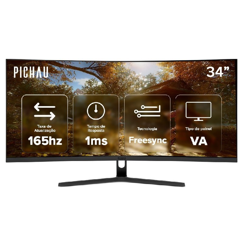 Monitor Pichau Nexus 34 Neo S de 34" e 165Hz