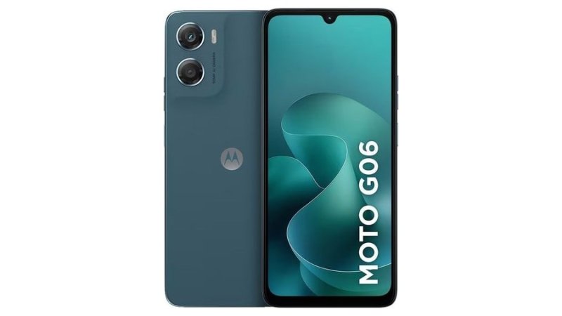 Smartphone Moto g06 4G Tela 6,9 128GB Câmera 50MP Azul Marinho Motorola